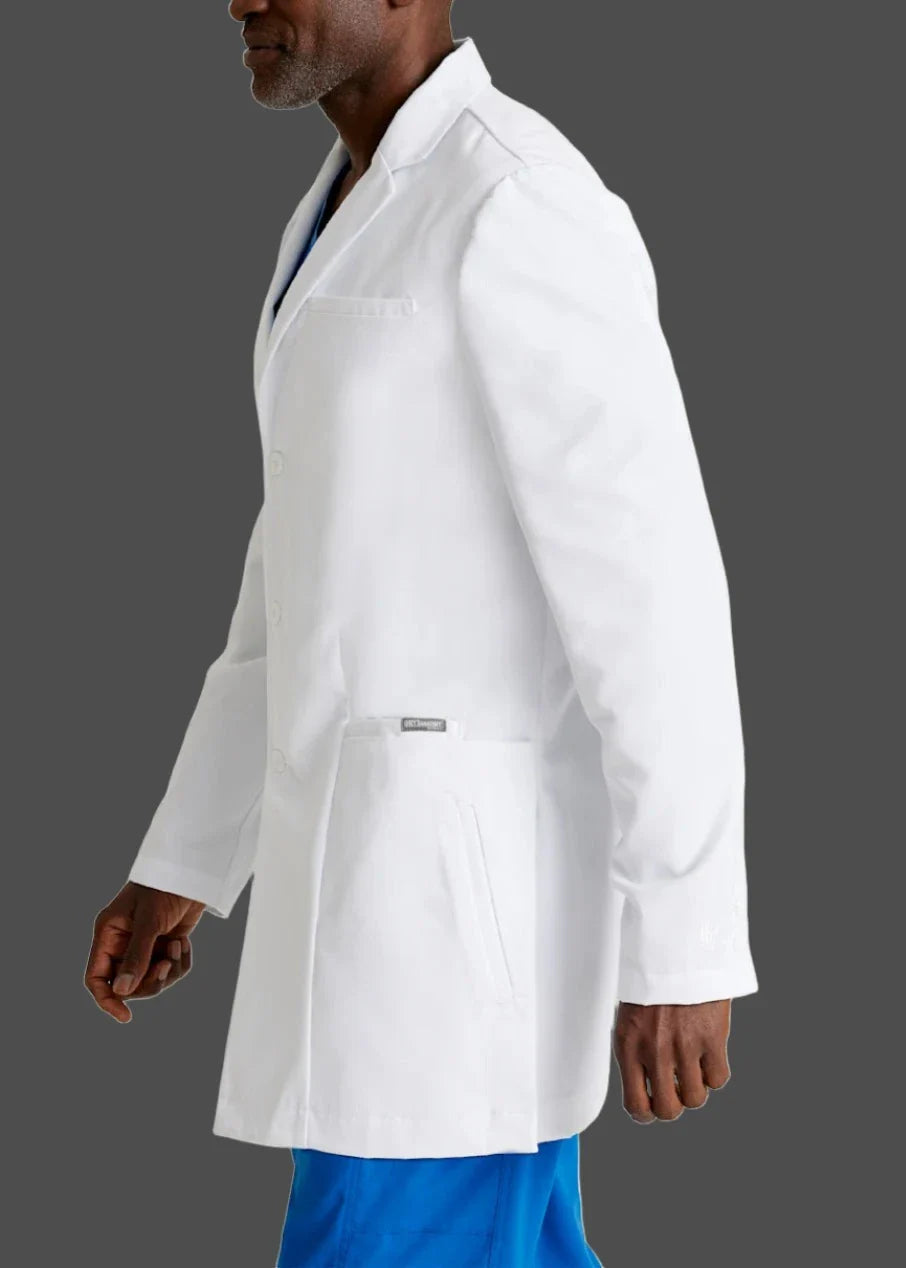 DEREK LAB COAT GRC962 - scrubn